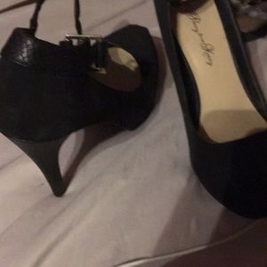 Black heels